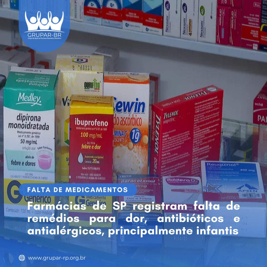 Doentes enfrentam calvário por falta de medicamentos nas farmácias