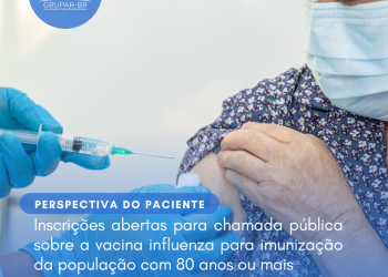 População com 80 anos ou mais: Vacina influenza/Perspectiva do Paciente – Conitec