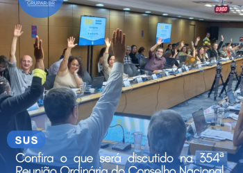 Confira o que será discutido na 354ª Reunião Ordinária do Conselho Nacional de Saúde