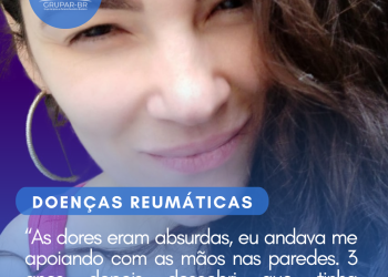 “As dores eram absurdas, eu andava me apoiando com as mãos nas paredes. 3 anos depois descobri que tinha espondiloartrite axial”