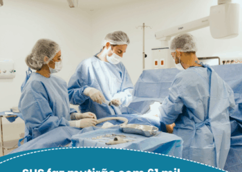 SUS faz mutirão com 61 mil cirurgias e exames