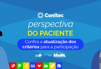 Perspectiva do Paciente: chamadas públicas abertas até o dia 14 de janeiro